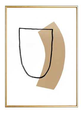 极简艺术风样板房工作室装饰画