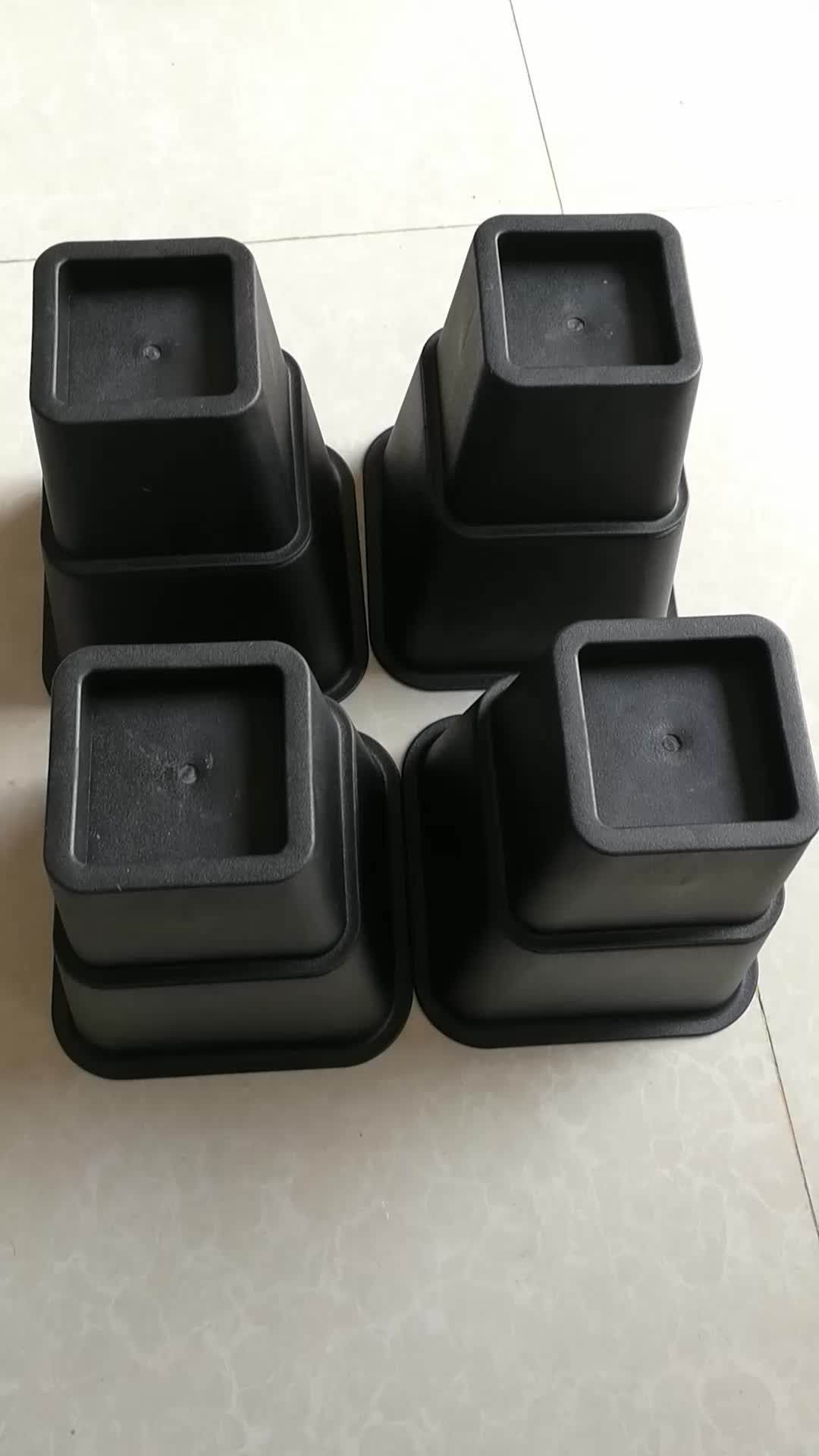 8pcs Plastic Furniture Adjustable Bed Risers,8,5,3inch Bed Riser And