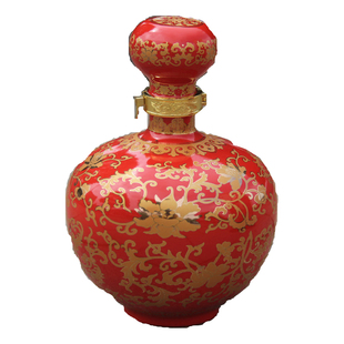 绍兴黄酒 女儿红三十年花雕酒30年陈酿中国红坛装礼盒1.5L半干型