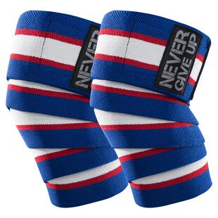 举重弹力护膝力量举运动健身深蹲绑腿绷带绑膝绑带护腕助力带男女