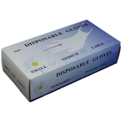 食品级一次性乳胶透明PVC手套