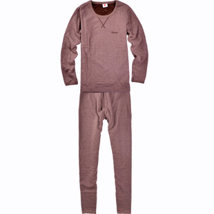 hanes恒适男士布罗丁保暖内衣套装加绒加厚秋衣裤MTM1310正品包邮