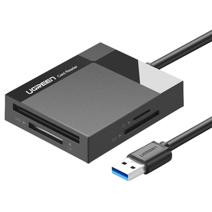 绿联读卡器多/四合一sd卡tf/cf卡ms高速usb3.0typec手机电脑两用转换器otg多功能内存大卡适用尼康佳能相机