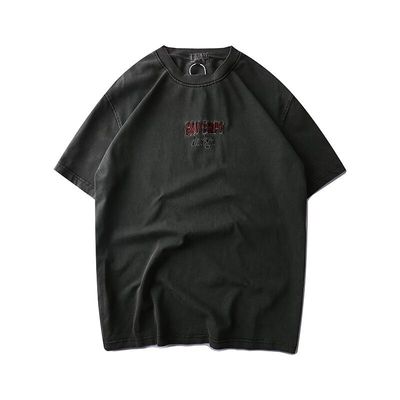 CAV EMPT 19ss OVERDRY水洗蜡染灰刺绣日潮短袖T恤cavempt c.e