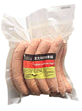 意大利式蒜味香肠11根1袋烧烤食材火腿肠德国风味进口调料烤肠