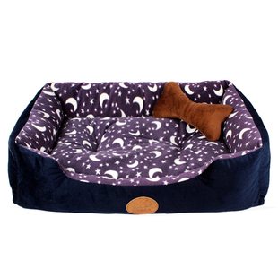 狗窝猫窝宠物沙发四季方口床金毛拉布拉多垫子大中小犬号四季通用
