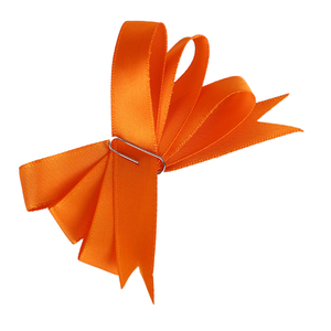 0.6-4CM5CM宽橘红色加密优质涤纶缎带婚庆椅背丝彩带礼品包装织带