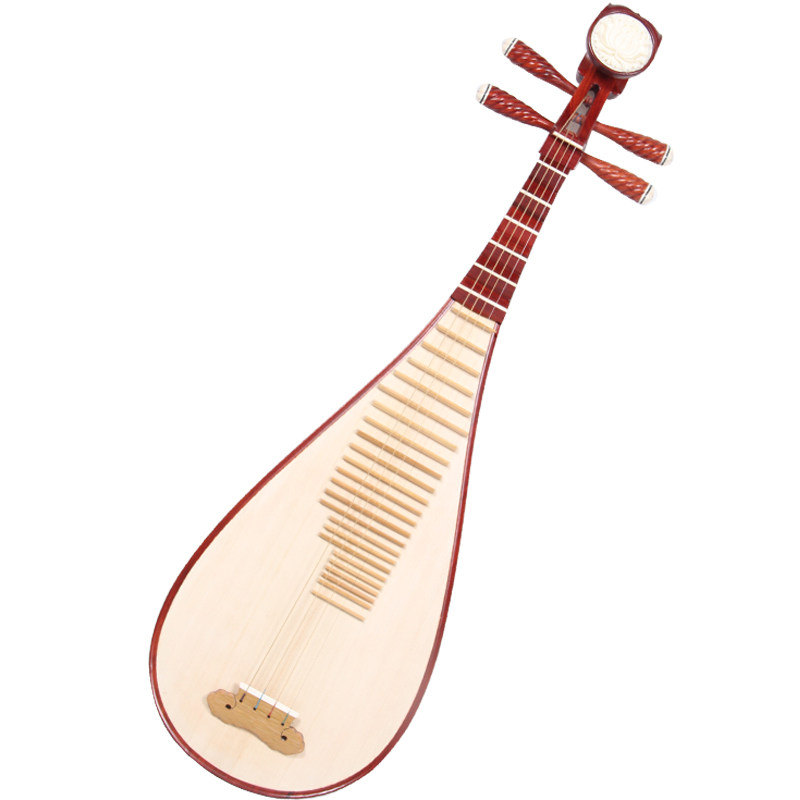 梵巢牌民族弹拨乐器演奏红木贝雕成人考级琵琶琴赠配件指甲琴弦盒