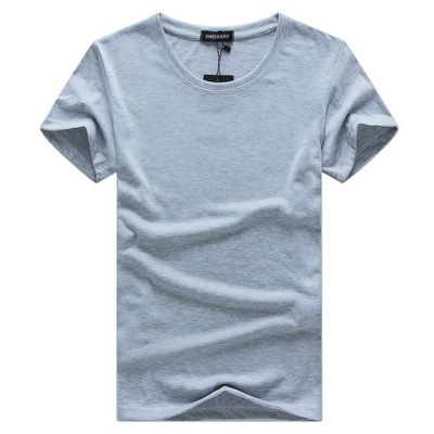 Short-sleeved men white t-shirt cotton shirt утболка