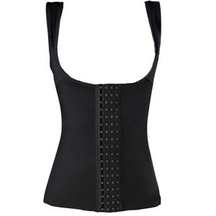 排扣束身背心收腹束腰美背美体衣女塑形衣紧身衣塑身衣产后瘦身衣