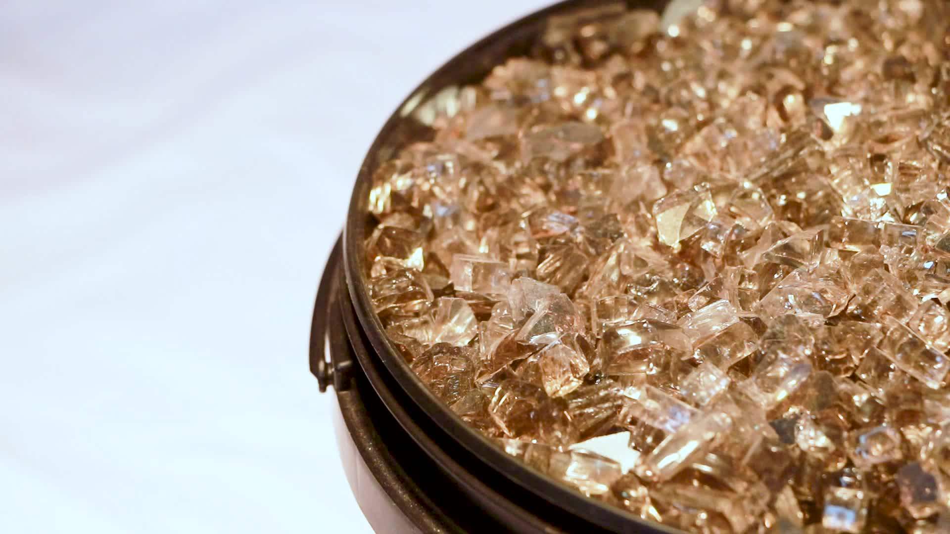 Best Price Colorful Fire Crushed Glass Fire Pit Glass Manufacturer