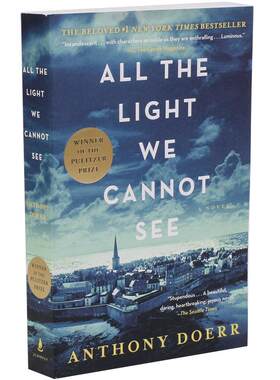 现货 所有我们看不见的光 英文原版 All the Light We Cannot See 安东尼 多尔 Anthony Doerr  普利策奖获奖作品 蓝色880L