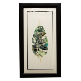 重庆特色伴手礼小纪念品礼物天然非遗叶脉画小摆件洪崖洞礼品套装