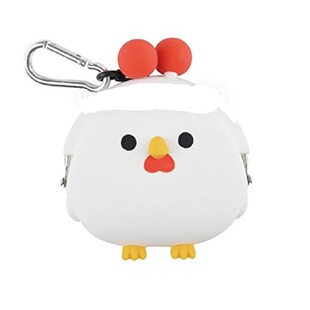 日本p+g design创意可爱硅胶零钱包 硬币包 耳机包包挂收纳包挂件