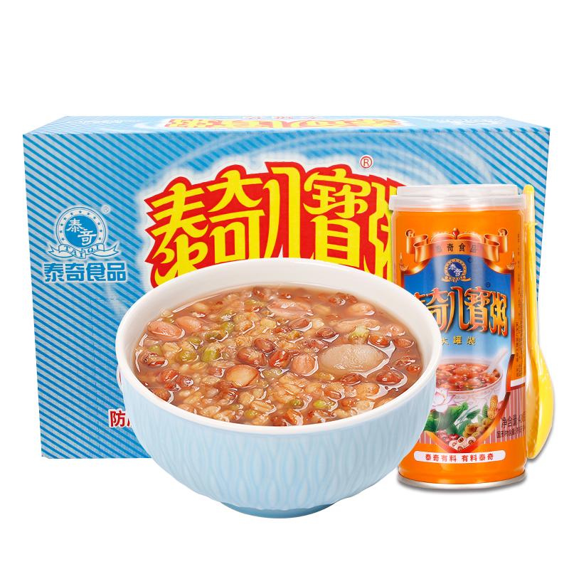 泰奇八宝粥桂圆莲子大罐430g*24罐整箱礼盒装早餐速食粥食品美食