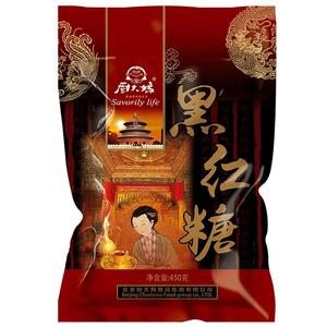 厨大妈黑红糖450g*3包 黑红糖经期产妇月子月经黑红糖