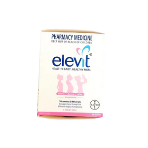 澳州Elevit 爱乐维孕妇复合维生素100粒原装进口新版含碘硒产前后
