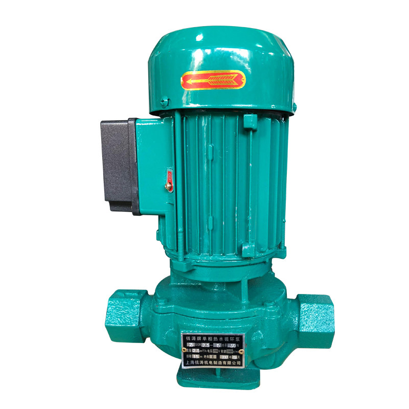 钱涛SGR丝口管道泵 单相热水循环泵 220V立式管道离心泵增压370W