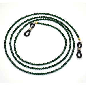 太阳镜眼镜挂链绿色石珠眼镜链