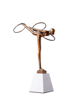 ins金属人物客厅卧室雕塑小摆件