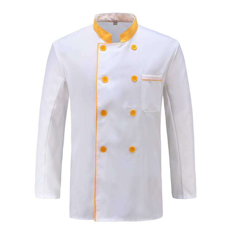 厨师服短袖酒店饭店餐厅蛋糕房厨房男女厨师工作服夏装绣字大码