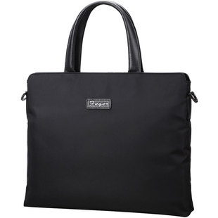 斐格公文包男商务手提包男士牛津布休闲办公文件斜挎包电脑包定制