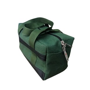 银行专用提款包加厚帆布运钞袋双锁票据收据零钱拉链包装钱包收纳