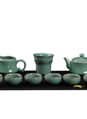 陶瓷龙泉御茗冰裂包邮功夫茶具