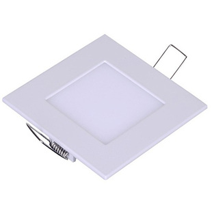 LED面板灯薄款高亮平板灯客厅房间走廊灯吊顶3W4W6W9W12W暗装筒灯