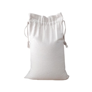 现货大米布袋纯棉袋布袋面粉袋子大米袋大号帆布束口袋装米的袋子