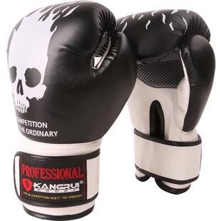 康瑞拳击手套拳套男女儿童散打训练手套成人搏击装备10oz格斗拳套