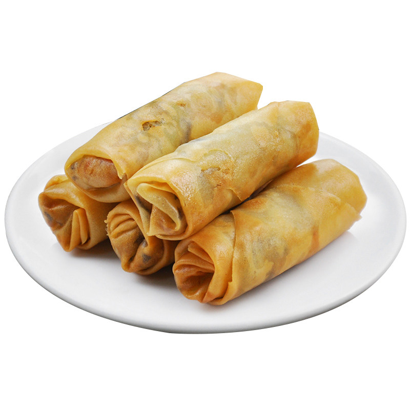 江南之味荠菜肉丝春卷速冻半成品油炸小吃空气炸锅酒店半成品发批