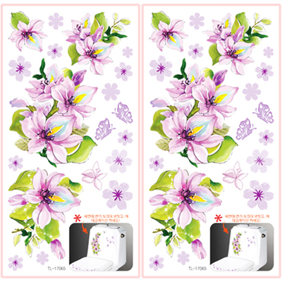 韩国进口开关瓷砖装饰花马桶贴纸