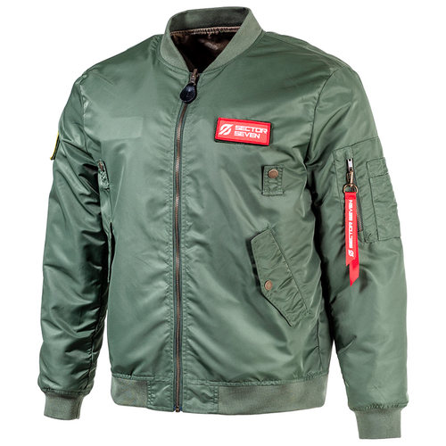 第7区 二极飞行员夹克男宽松休闲百搭潮流潮牌棒球服机能工装外套