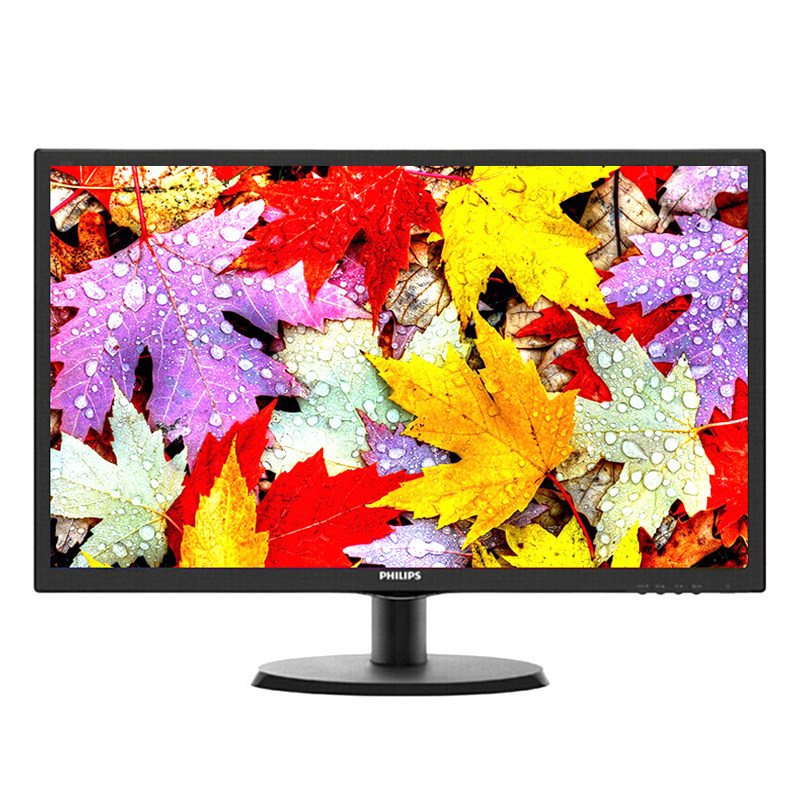 飞利浦223V5升级221V8LS 21.5英寸办公无边高清电脑液晶显示器屏