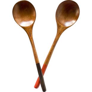 木头勺子宝宝汤勺创意调羹可爱小木勺韩式儿童木饭勺家用木勺子