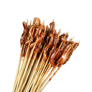 仿真烧烤模型假菜正新小串火爆烤面筋鱿鱼鸡胗串串鸭肠模型小吃