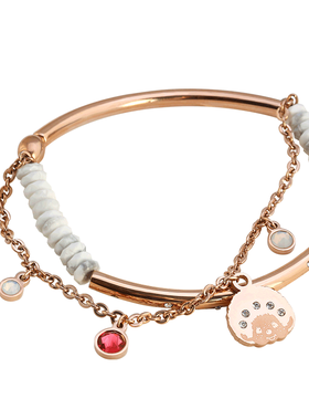 萌趣趣钛钢生日礼物手链