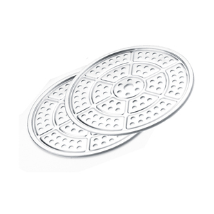 苏泊尔原装304不锈钢多功能通用蒸锅架子加厚蒸盘蒸片篦子26/32cm