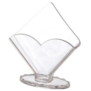 创意纸巾架酒店桌面餐巾纸座立式亚克力透明纸盒西餐厅纸巾盒定制