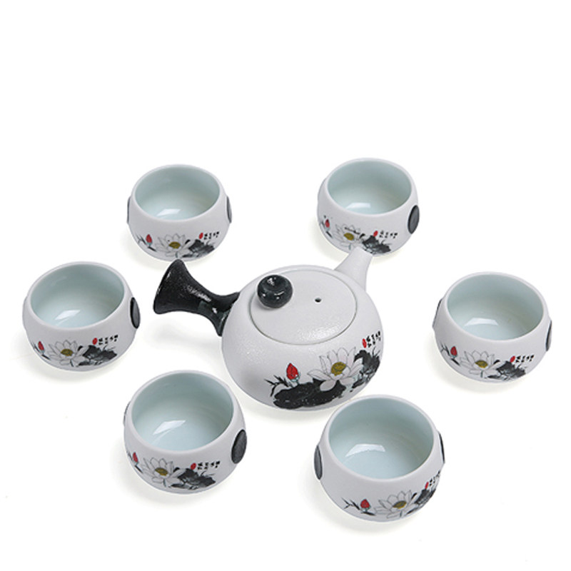 天天特价陶瓷雪花套装茶具青瓷冰