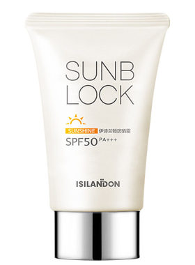 实发三瓶伊诗兰顿防晒霜spf50+