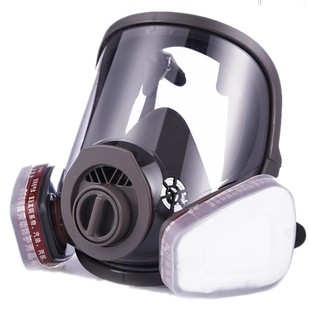 安爽利防毒面具全面罩硫化氢防酸喷漆农药化工消防灰粉尘打磨面罩