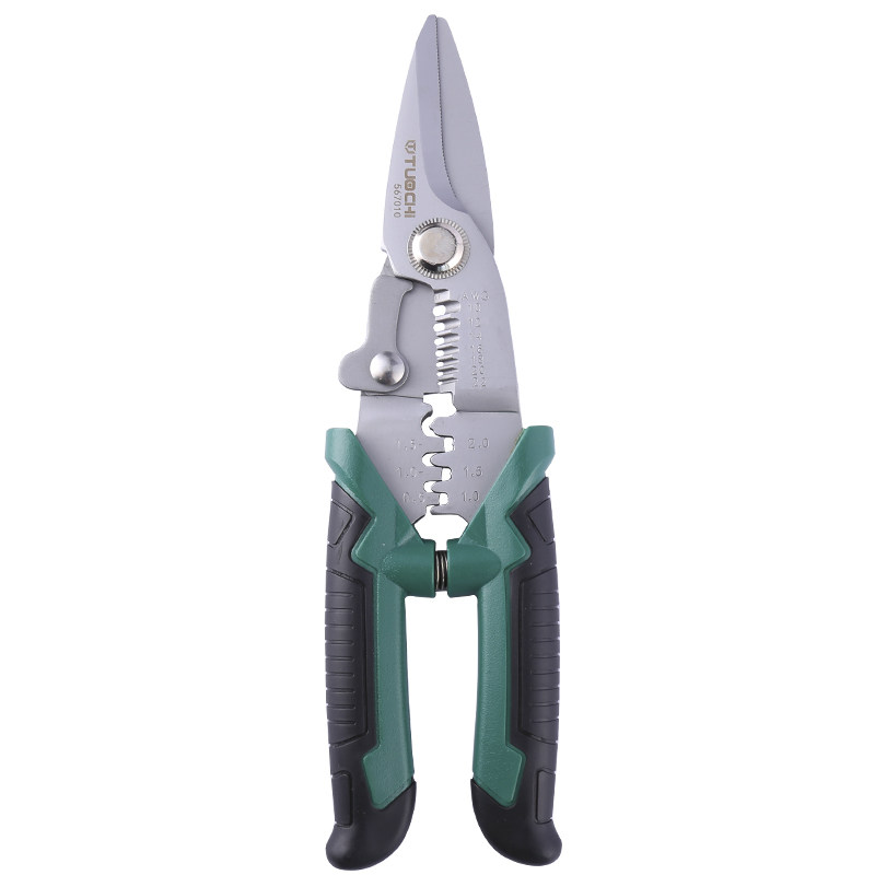 剥线钳子电线电缆剪刀拨线钳子扒皮器压线剪多功能钳电工专用工具