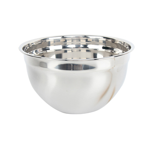 加深特厚不锈钢色拉碗搅拌碗打蛋盆揉和面盆多用途盆硅胶底拌凉菜