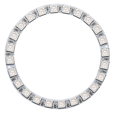 24位WS2812RGB全彩LED灯环模块