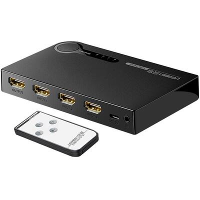 绿联HDMI2.0切换器3/5进一出分屏