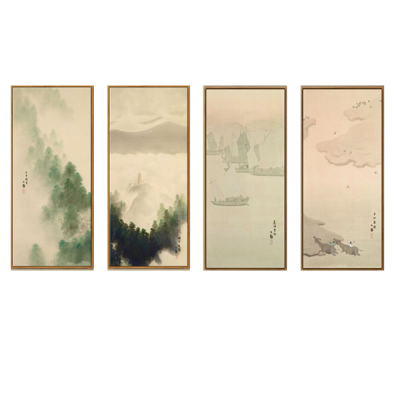 现代中式风餐厅装饰画
