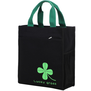 装书本帆布手提袋A4书袋中小学生拎书袋复习补课包资料办公文件袋