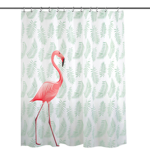 远山黛帘子布青色遮挡窗帘只此青绿渐变涤纶布卫生间挡水洗澡浴帘